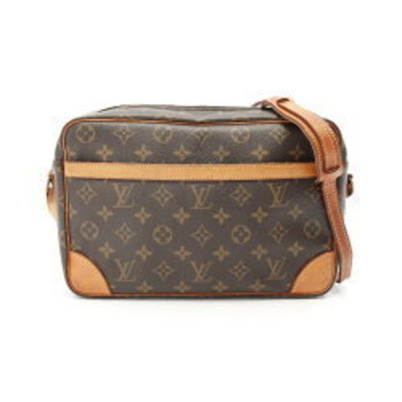 Louis Vuitton Trocadero Shoulder Bag Leather Monogram Brown - Picture 1 of 8